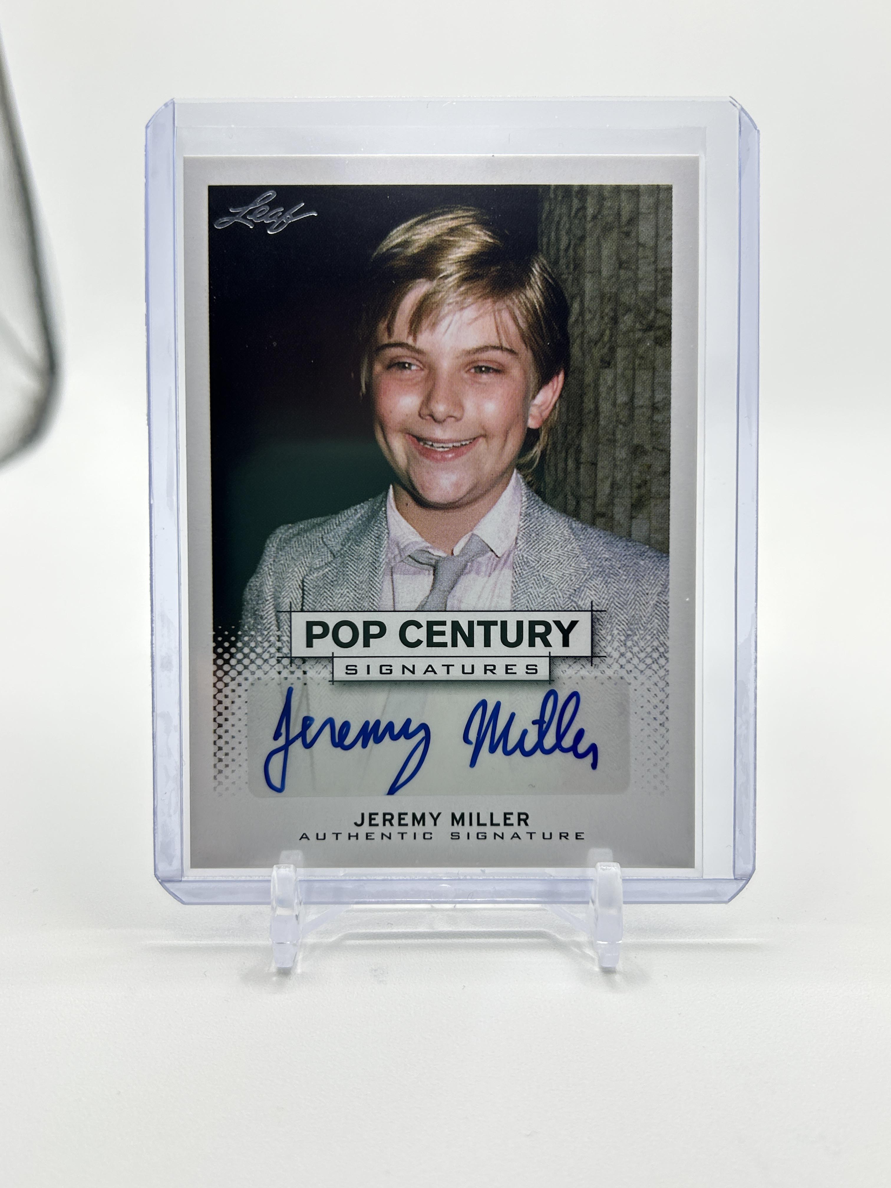 2013 Leaf Pop Century Signatures Jeremy Miller Auto product photo
